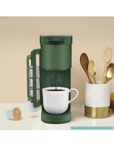 Soporte para Cápsulas de Café STORAGENIE 2 Paquete Verde Esmeralda