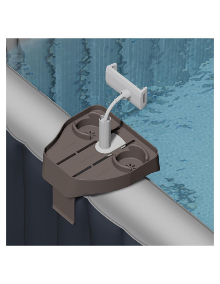 Mesa bandeja ajustable POOLCOMFT para jacuzzi 3 en 1