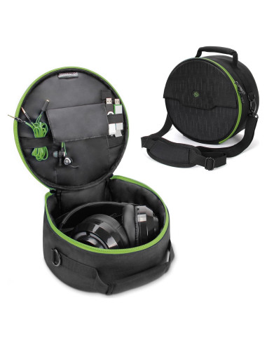 Funda Portátil para Auriculares ENHANCE Verde - Universal para Xbox, Beats, Bose