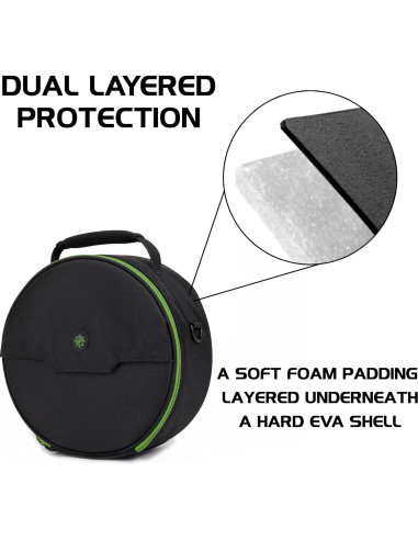 Funda Portátil para Auriculares ENHANCE Verde - Universal para Xbox, Beats, Bose