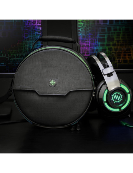 Funda Portátil para Auriculares ENHANCE Verde - Universal para Xbox, Beats, Bose