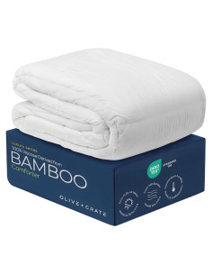 Edredón de Bambú Refrigerante Olive + Crate California King