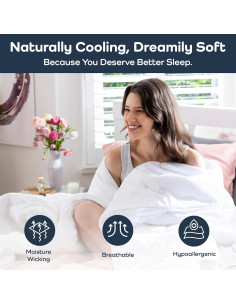 Edredón de Bambú Refrigerante Olive + Crate California King 2