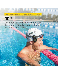 Reproductor MP3 Acuático FINIS Duo - Auriculares Conducción Ósea 4GB 2