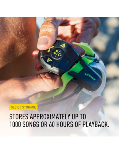 Reproductor MP3 Acuático FINIS Duo - Auriculares Conducción Ósea 4GB