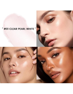 Bastón Iluminador Multiuso Blanco Perla 6.8cm - Larga Duración 2