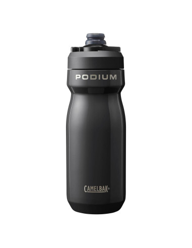 Botella de Agua Aislada CamelBak Podium 532 ml Acero Inoxidable Negra