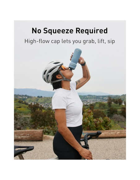 Botella de Agua Aislada CamelBak Podium 532 ml Acero Inoxidable Negra