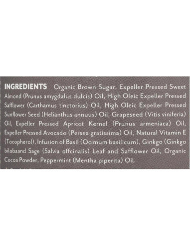 Exfoliante de Azúcar Moreno Chocolate y Menta Soothing Touch 450g