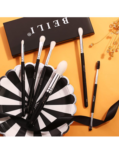 Juego de Pinceles de Maquillaje para Ojos BEILI 6pcs Profesional