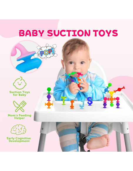 Juguetes de Baño SKYWHALE 40PCS Letras Alfabeto Animales