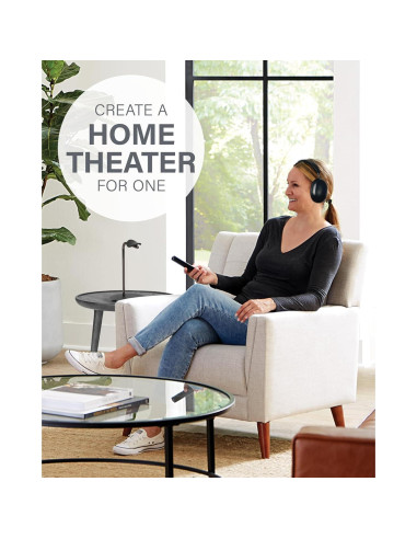 Soporte para Auriculares SANUS Ace Negro - Base Silicona y Gestión de Cable