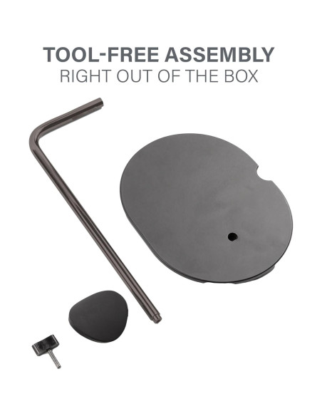 Soporte para Auriculares SANUS Ace Negro - Base Silicona y Gestión de Cable