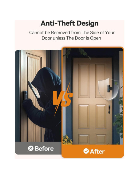 Soporte para Timbre Anti-Robo Blink 1ra Gen Negro Resistente