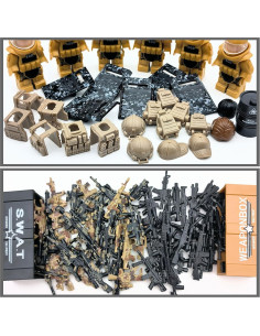 Conjunto de Juguetes de Armas Militares ZHX - 200+ Piezas 2