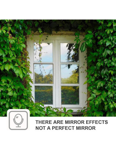 Película Espejo de Una Vía WPCTEV 44.5x198 cm Anti UV