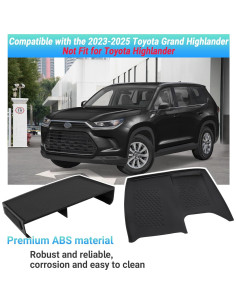 Organizador de Consola Central Sinminou para Toyota Grand Highlander 2023-2025 2