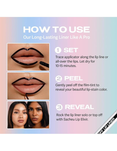 Delineador de Labios Peel-Off Matte JIMYAUQIN Ultra Chic 3.54 ml