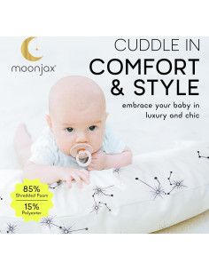 Almohada de Lactancia Moonjax Constelación 69.85 x 24.13 cm 2