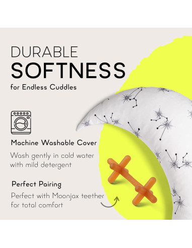 Almohada de Lactancia Moonjax Constelación 69.85 x 24.13 cm