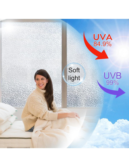 Película de Privacidad para Ventanas Proprodiudiu 44.5x200cm Película de Privacidad para Ventanas Proprodiudiu 44.5x200cm