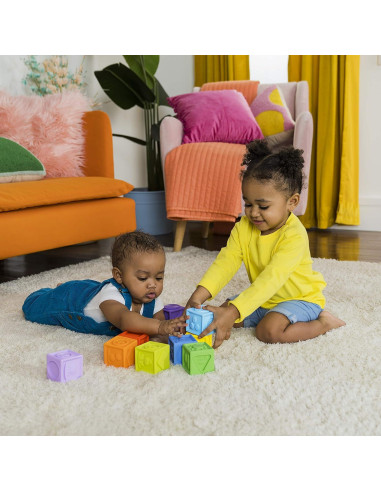 Bloques Apilables Bright Starts KaledioCubes 9pk Multicolor