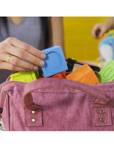 Bloques Apilables Bright Starts KaledioCubes 9pk Multicolor