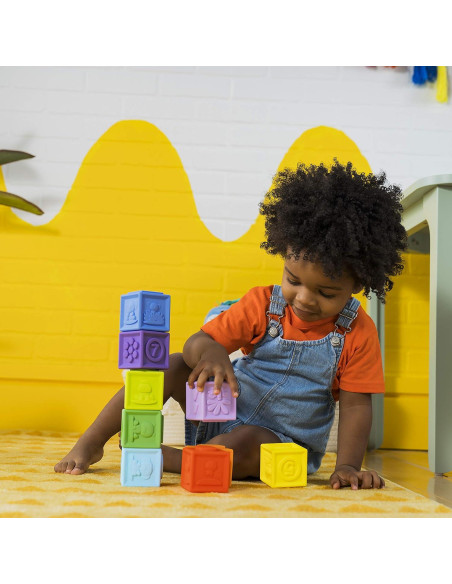 Bloques Apilables Bright Starts KaledioCubes 9pk Multicolor