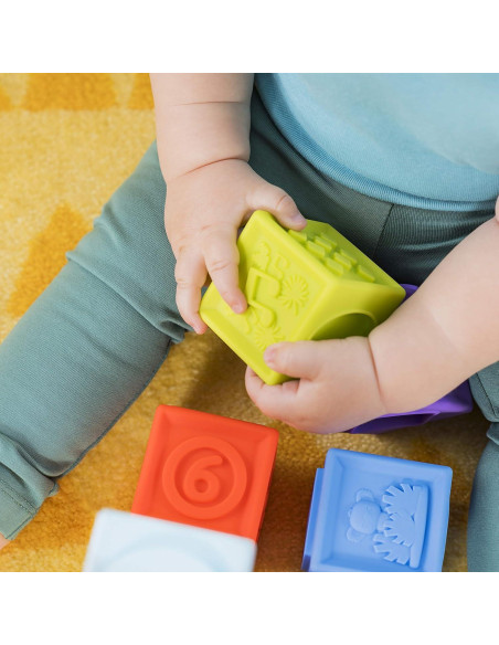 Bloques Apilables Bright Starts KaledioCubes 9pk Multicolor