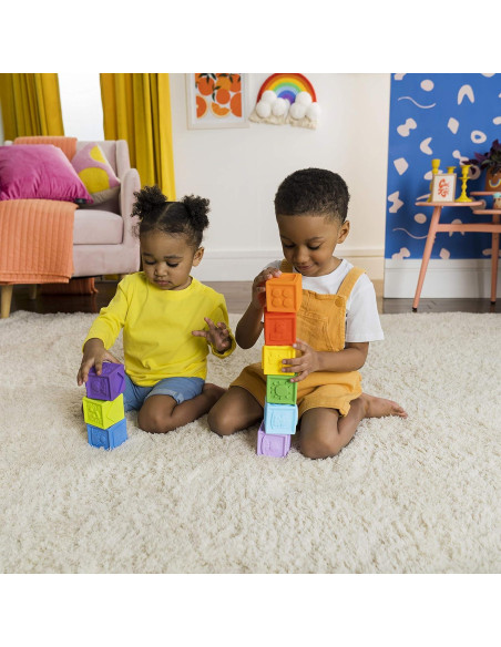Bloques Apilables Bright Starts KaledioCubes 9pk Multicolor