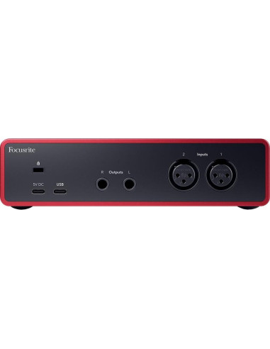 Focusrite Scarlett 2i2 4G + Auriculares CANS50 + Brazo Micrófono