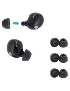 Consejos de espuma viscoelástica Comply para Sony WF-1000XM5 - 3 pares