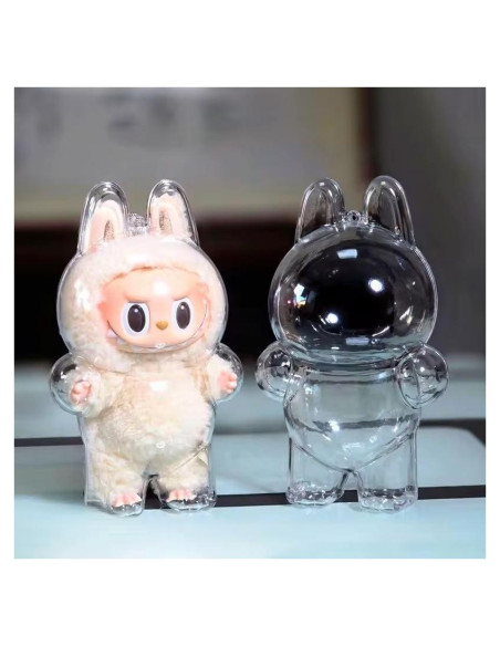 Caja de Exhibición Acrílica Transparente LABUBU 17.3x10.9x8.4 cm