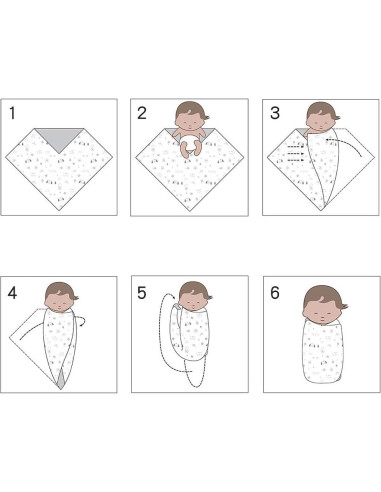 Conjunto de Sombrero y Manta de Algodón PESAAT para Bebés