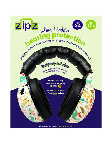 Auriculares para Bebés ZIPZ - Protección Auditiva 0-4 Años