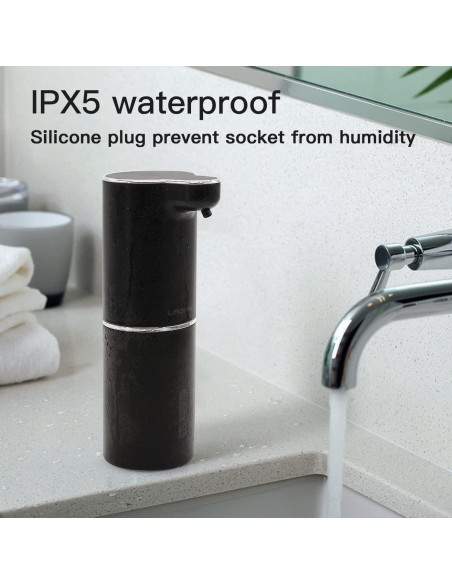 Dispensador de Jabón Espumoso Automático LAOPAO 300ml Negro