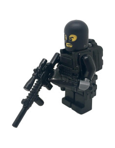 Minifigura Soldado Fuerzas Especiales Guerra Moderna Stakeout
