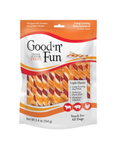Good 'N' Fun Chews para Perros - 3 Sabores, 153g