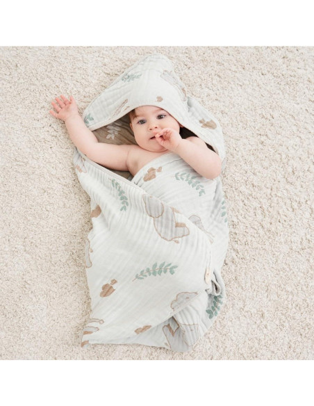 Toalla de Baño con Capucha HardNok Elefante 81x81 cm