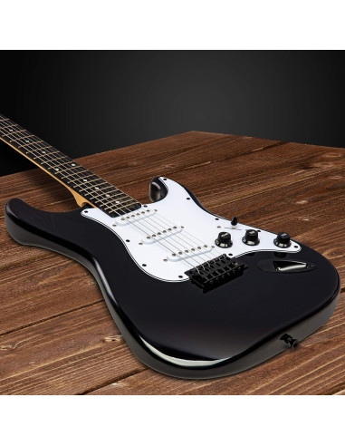 Guitarra Eléctrica LyxPro 99 cm Completa con Amplificador 20W