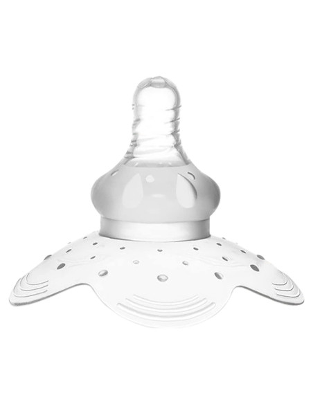 Escudo de Pecho OUROBOT de Silicona para Lactancia - Blanco