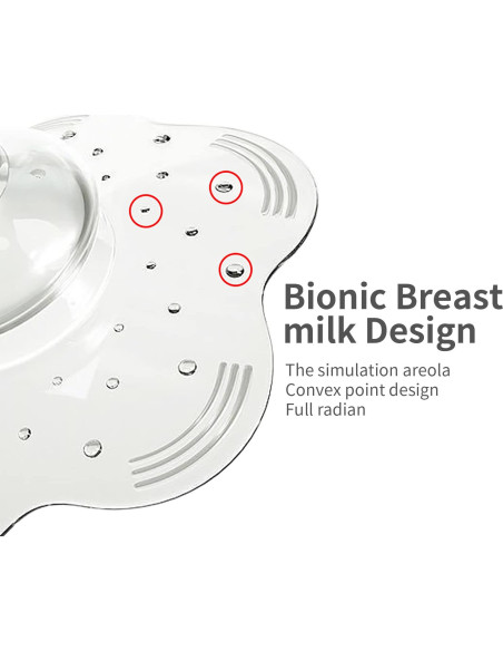 Escudo de Pecho OUROBOT de Silicona para Lactancia - Blanco