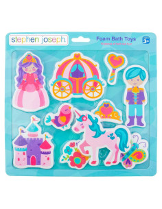 Conjunto de Juguetes de Espuma Flotante Stephen Joseph 10 Piezas Princesa