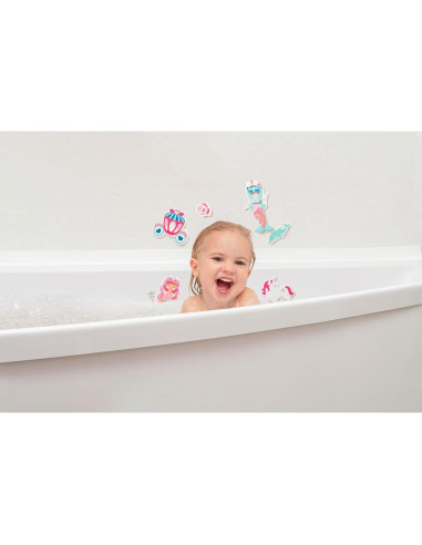 Conjunto de Juguetes de Espuma Flotante Stephen Joseph 10 Piezas Princesa