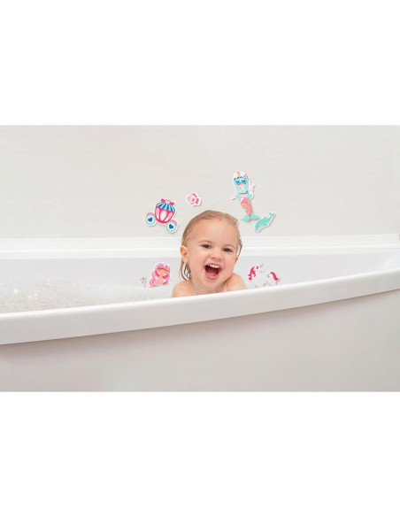 Conjunto de Juguetes de Espuma Flotante Stephen Joseph 10 Piezas Princesa