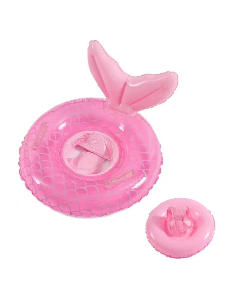 Flotador Inflable para Bebés UMBWORLD Sirena Rosa 20kg