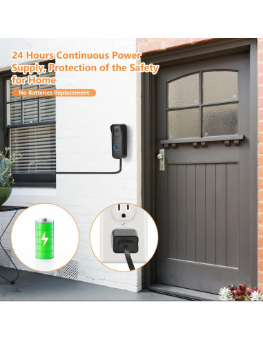 Cable de Alimentación 2 en 1 Goldtime para Blink Video Doorbell 5m