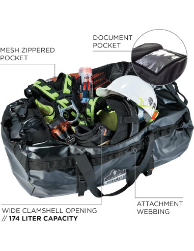 Bolsa de lona resistente al agua Ergodyne Arsenal 5030L - Grande