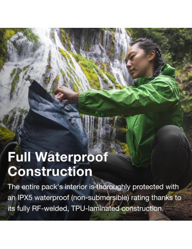 Mochila de Senderismo Osprey Downburst 24L Impermeable Verde