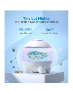 Limpiador Ultrasónico de Joyas JOYHOOD 45KHz Acero Inoxidable 2